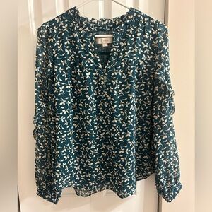 Loft Blouse Size Medium Petite NWT